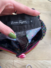 💻💚 vintage edit nineteen | medium black multicoloured polka dot shorts