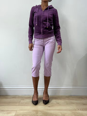 spring edit | small purple juicy couture velour hoodie