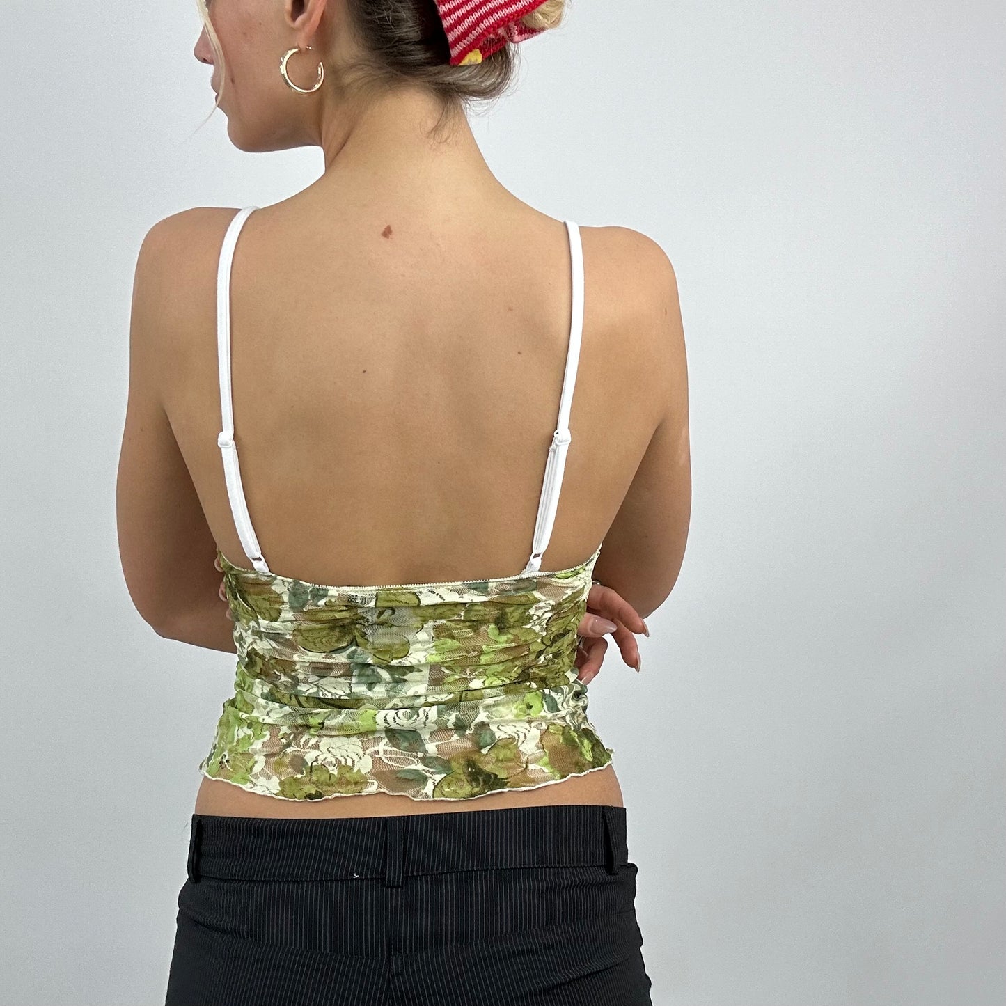 * SAMPLE SALE | xs green lace aria top