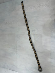 vintage edit: halloween | brown and black skinny belt with tiger print