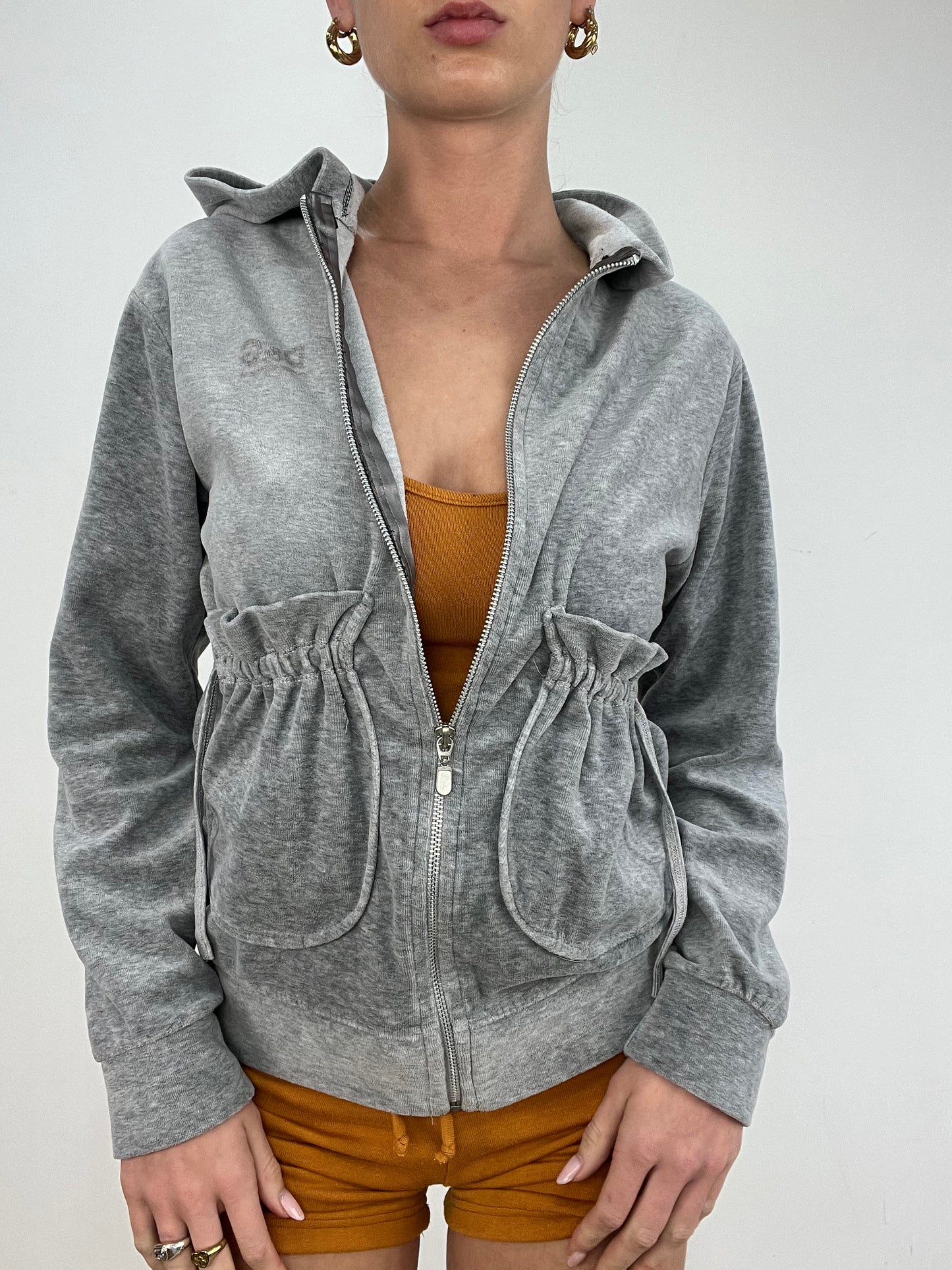 vintage edit ten | medium velour dolce and gabbana zip up jumper