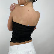 * vente d’échantillons | taille: S · couleur: noir · article: haut bandeau · détails: sofia
