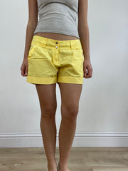 💻💚vintage edit twenty-four | talla: M · color: amarillo · prenda: shorts