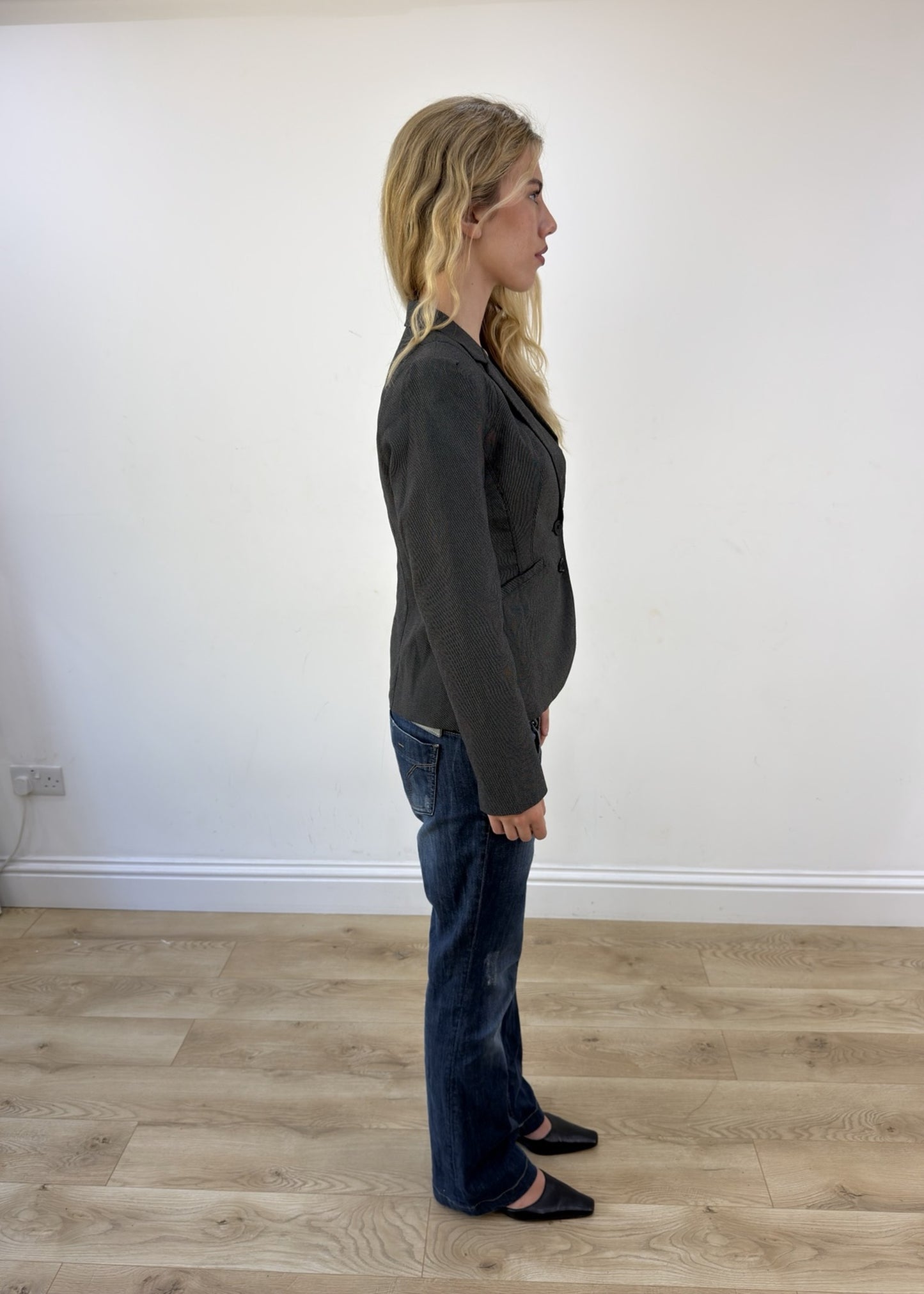 small dark grey blazer