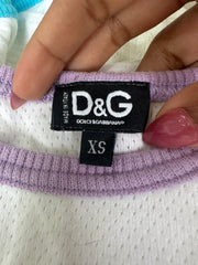 טופ ⁨dolce and gabbana⁩ עם לוגו – לבן – מידה ⁨xs⁩ – ⁨best picks⁩
