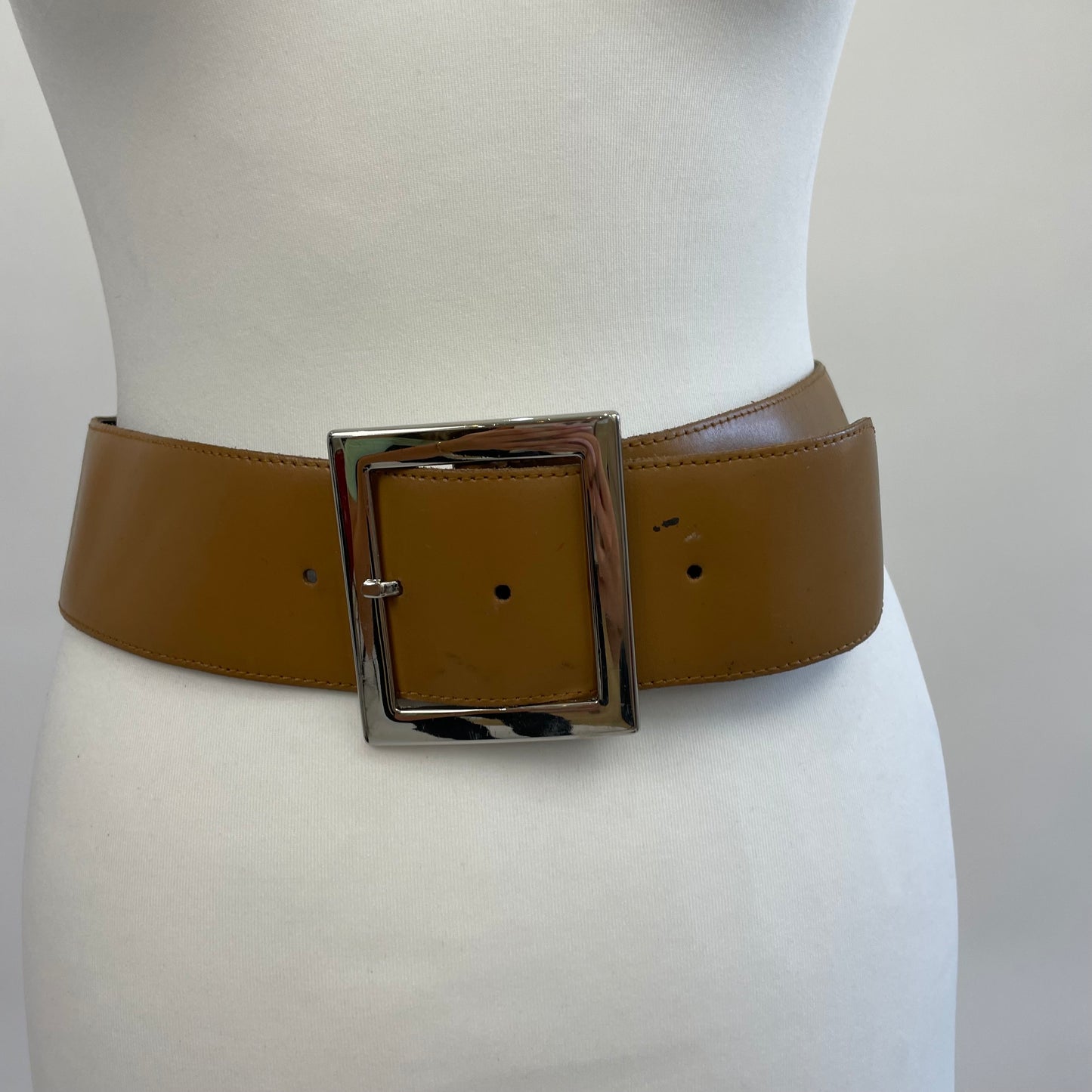 POSH AND BECKS DROP | chunky brown belt