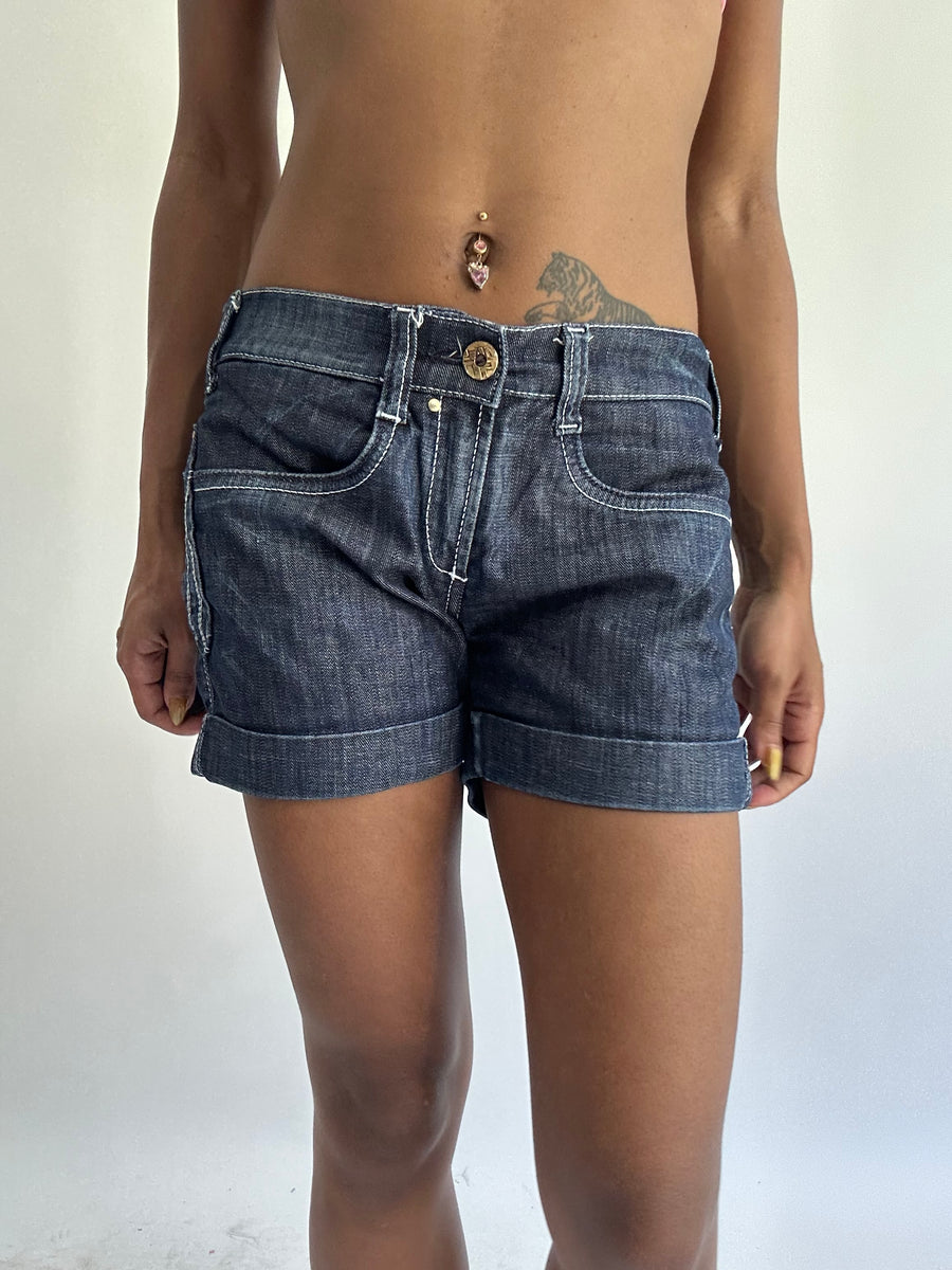 BEST PICKS | taille: S · couleur: bleu · matière: denim · article: mini-short · détails: miss sixty