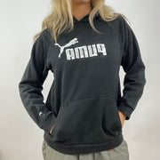 💚 GORPCORE DROP | small black puma hoodie