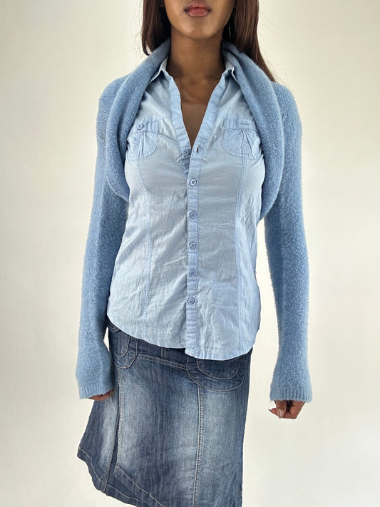 WINTER FAVOURITES | small light blue bolero
