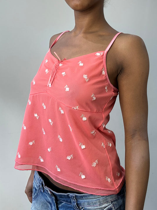 BEST PICKS | medium pink mesh cami top