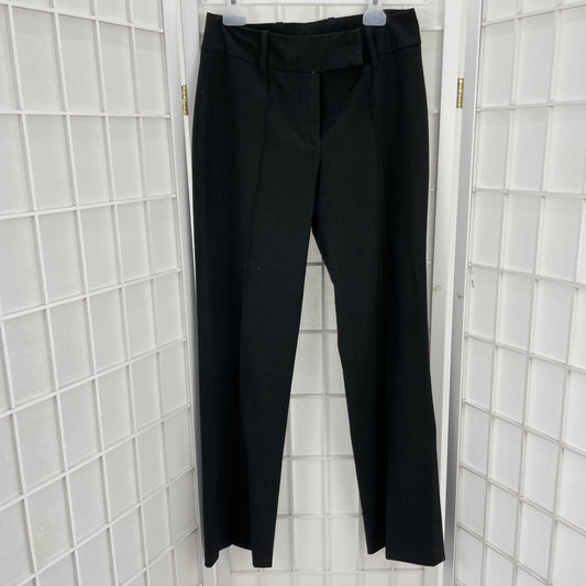 90s MINIMALISM DROP | small black old label h&m suit trousers