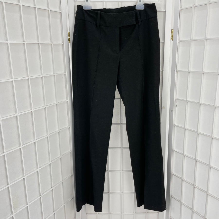 90s MINIMALISM DROP | small black old label h&m suit trousers