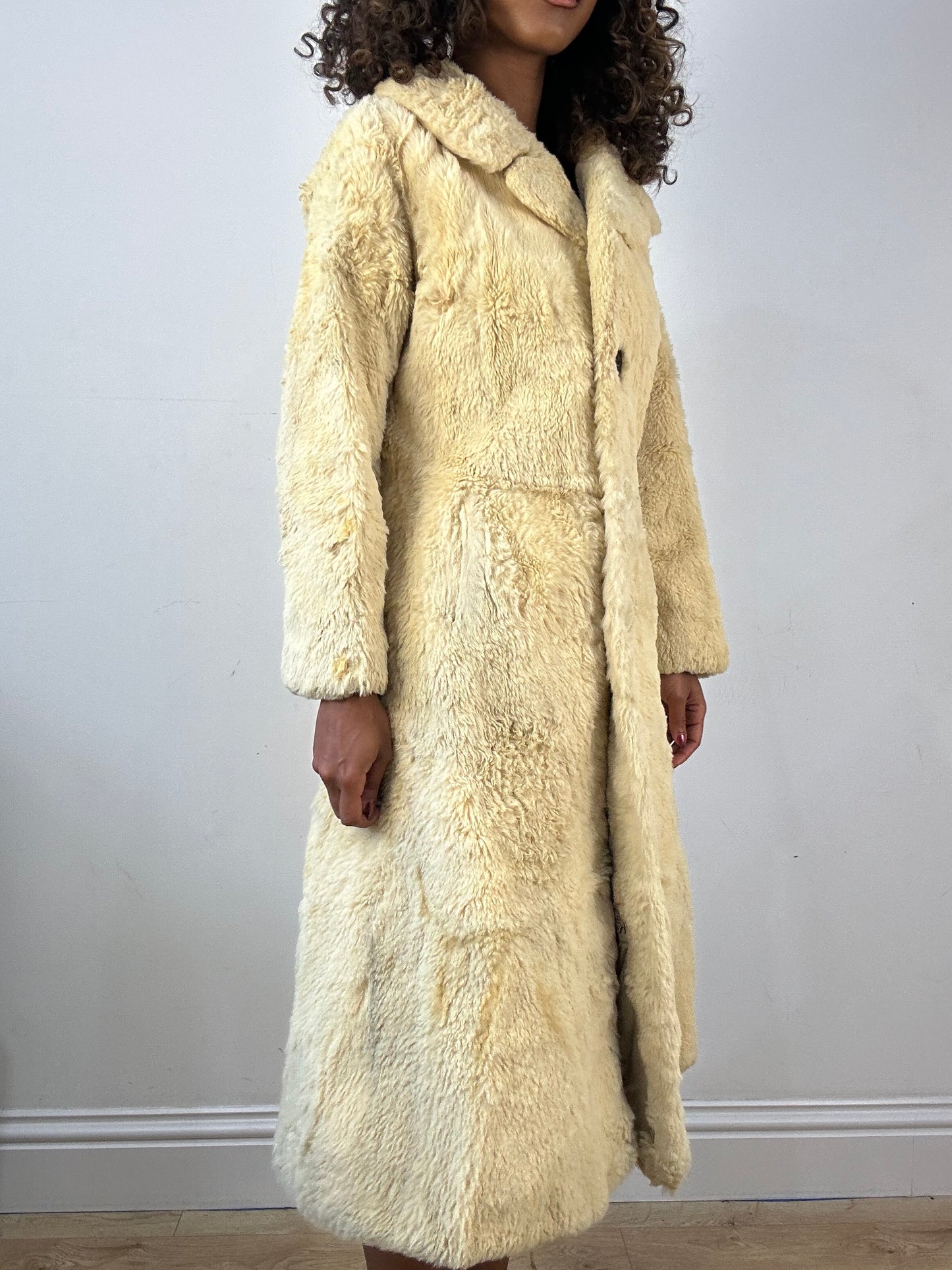 vintage edit thirty-four | small yellow berkeley furs fur trench coat