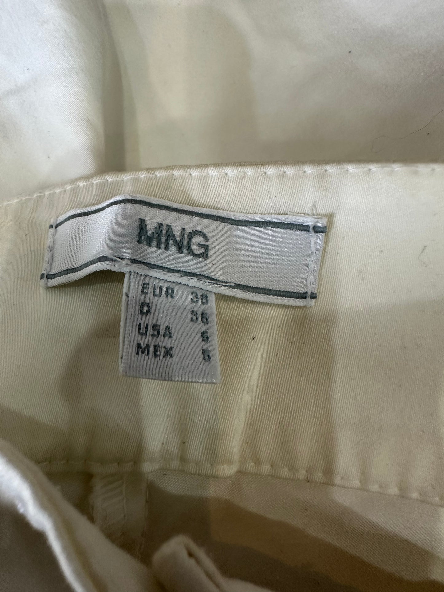 BEST PICKS | small white old mango straight leg trousers