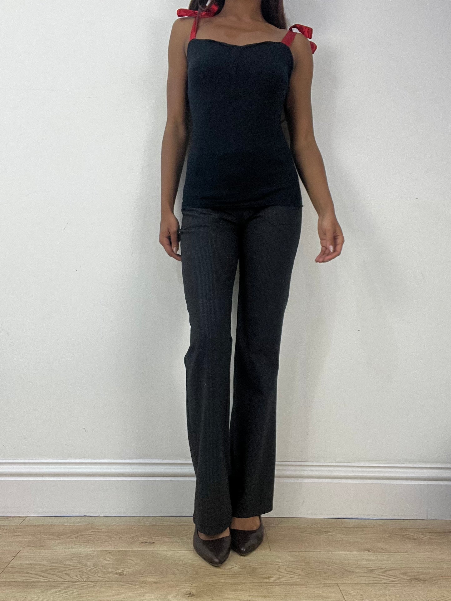 BEST PICKS | small black intimissimi cami top with ribbon straps