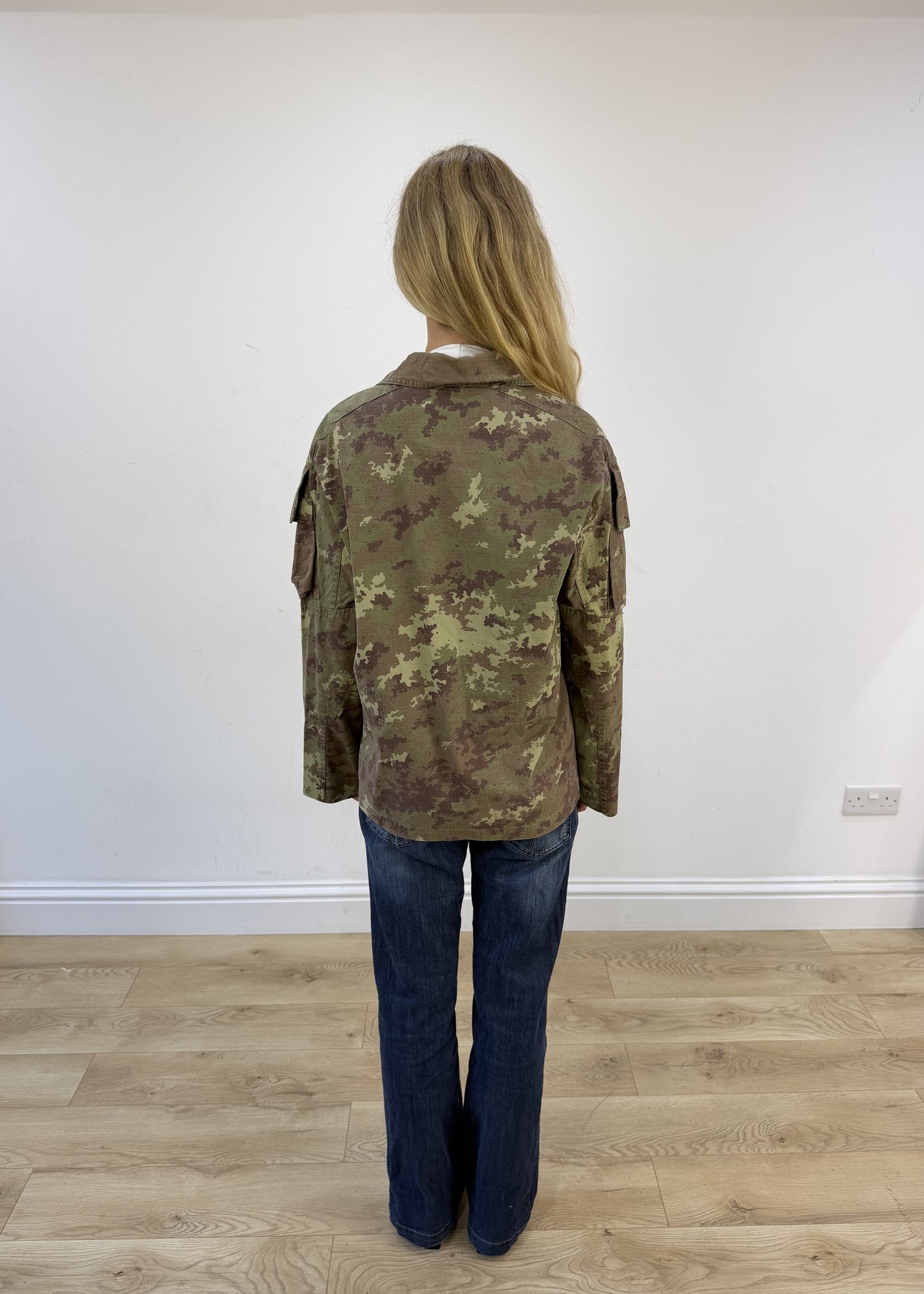 large army print jacket