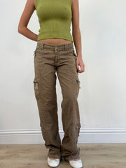 vintage edit thirteen | medium brown cargo trousers