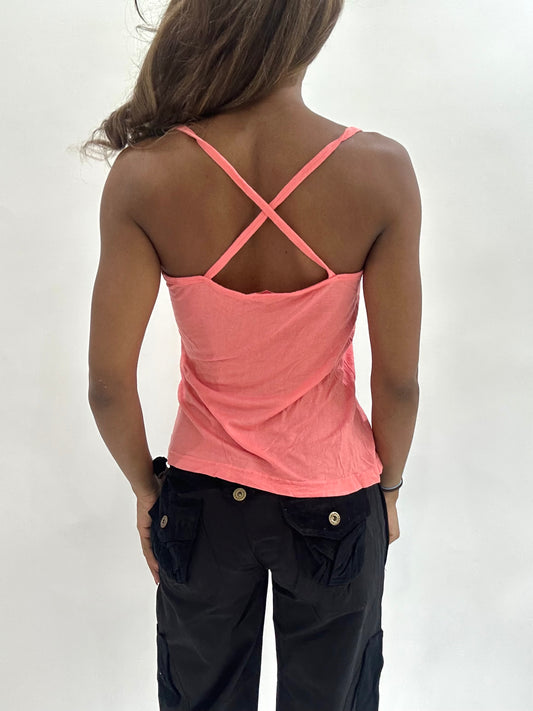 ‼️ | small pink lace cami top