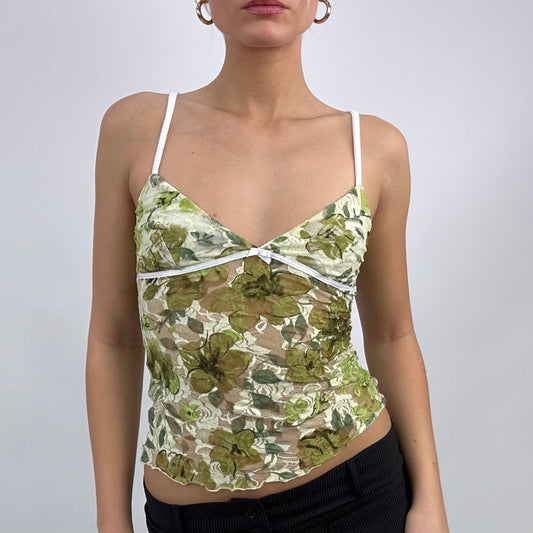* SAMPLE SALE | xs green lace aria top