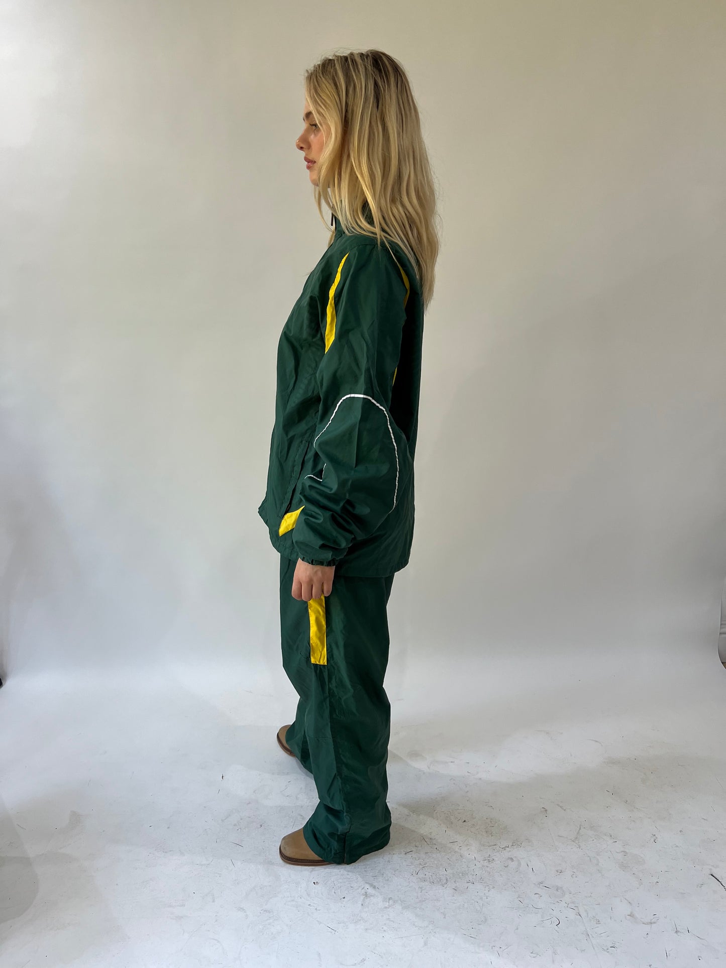 back to school drop | large green tracksuit set