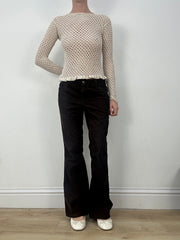 countryside | medium brown old label next corduroy trousers