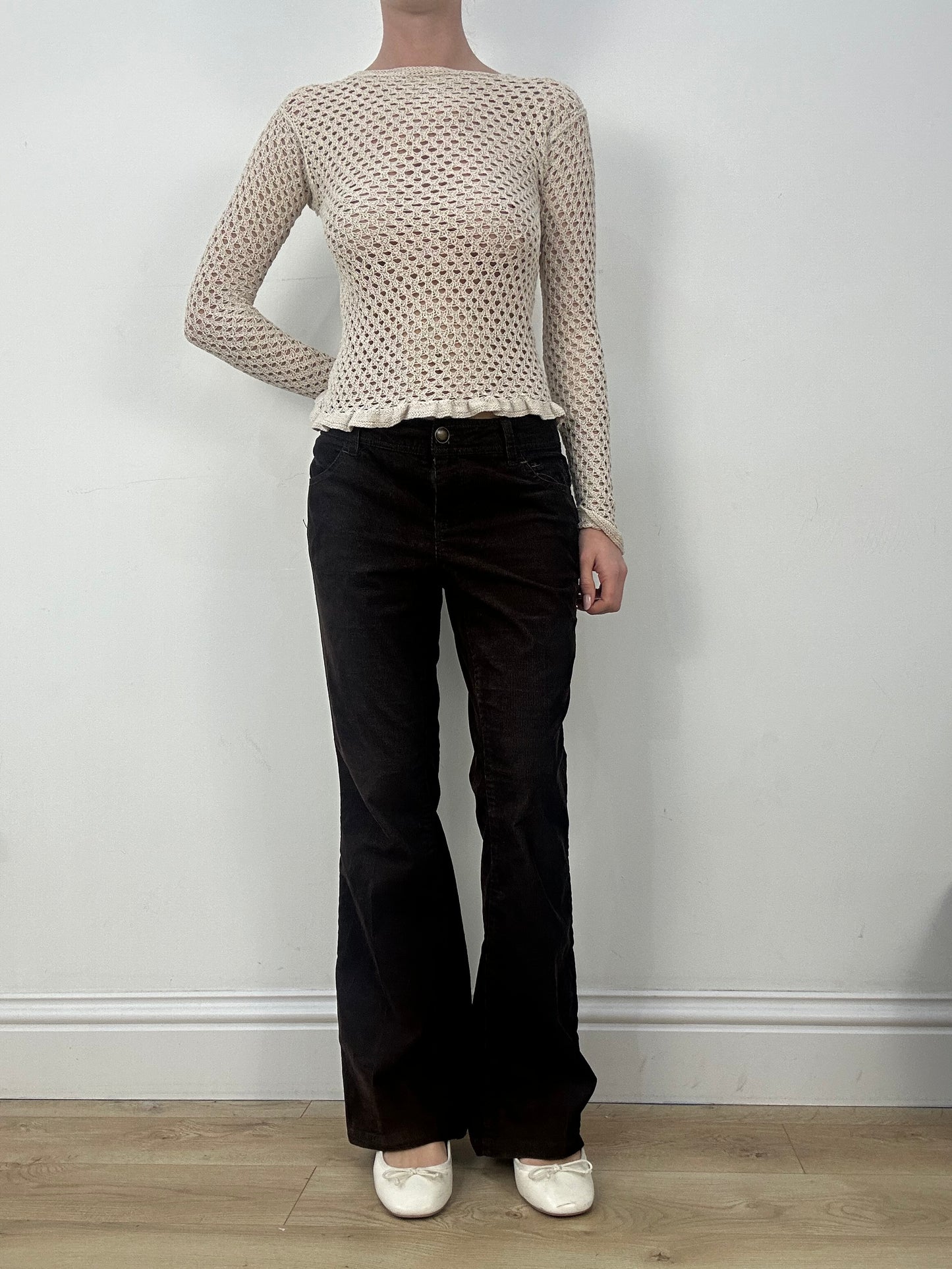 countryside | medium brown old label next corduroy trousers