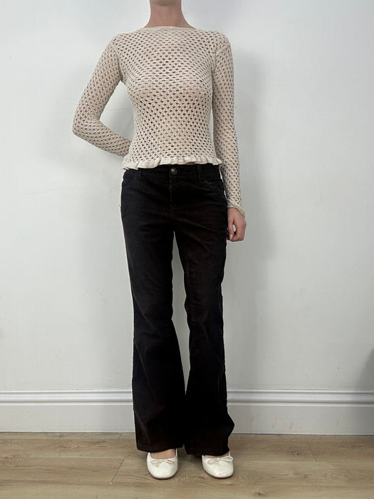 countryside | medium brown old label next corduroy trousers