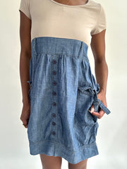 summermaxxing drop | small blue orsay denim mini dress