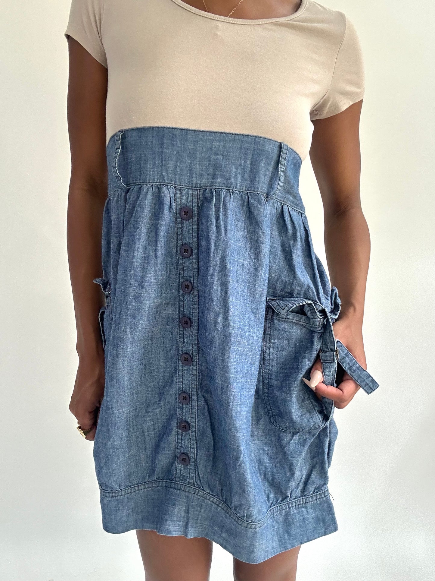 summermaxxing drop | small blue orsay denim mini dress