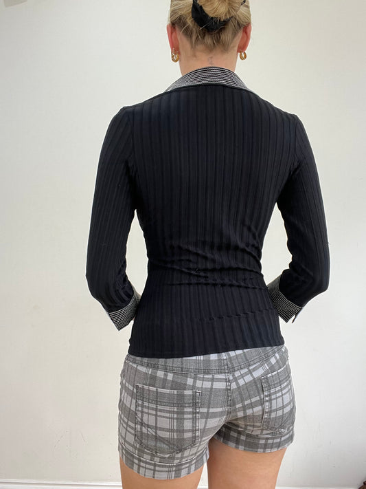 BEST PICKS | medium black old label river island shirt