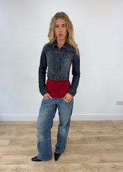 small cropped denim jacket