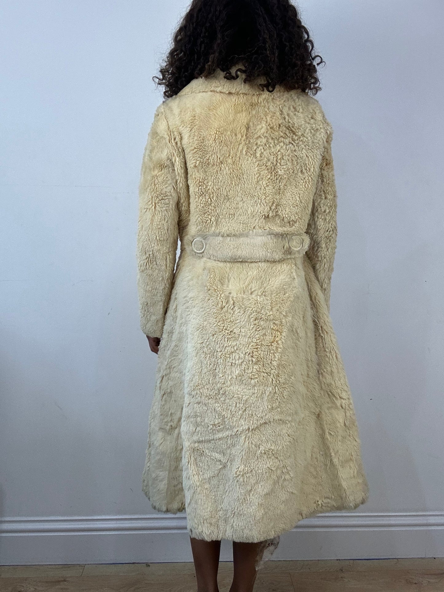 vintage edit thirty-four | small yellow berkeley furs fur trench coat