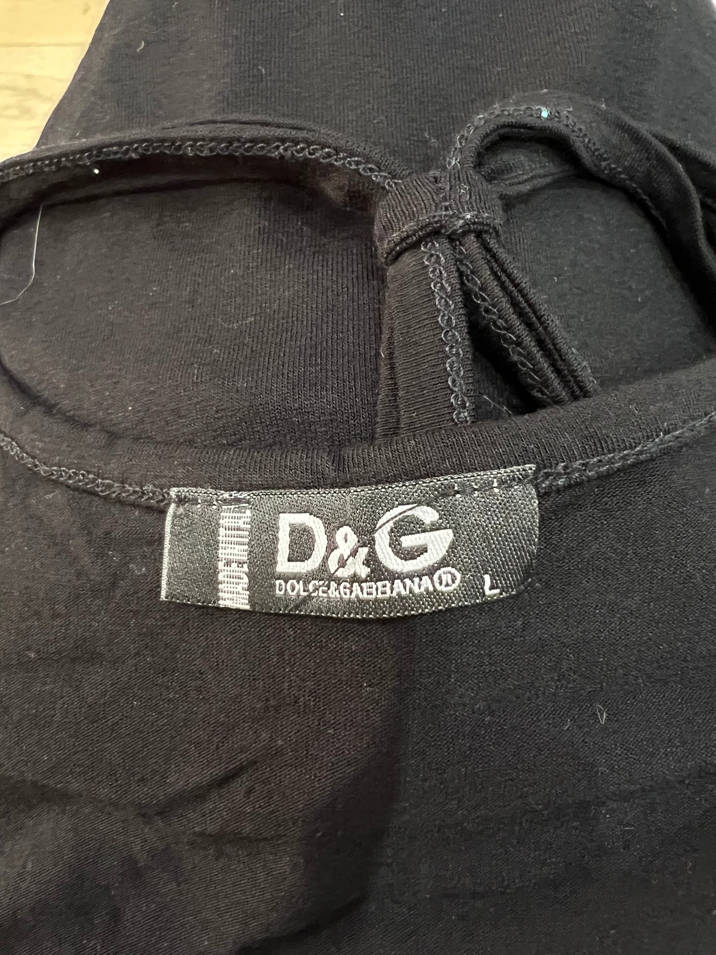back to school drop | medium black dolce & gabbana cami