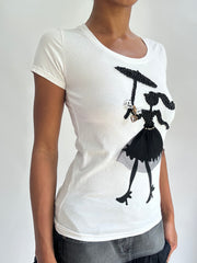 BEST PICKS | S码 Moschino 白色 T恤 配 lady design