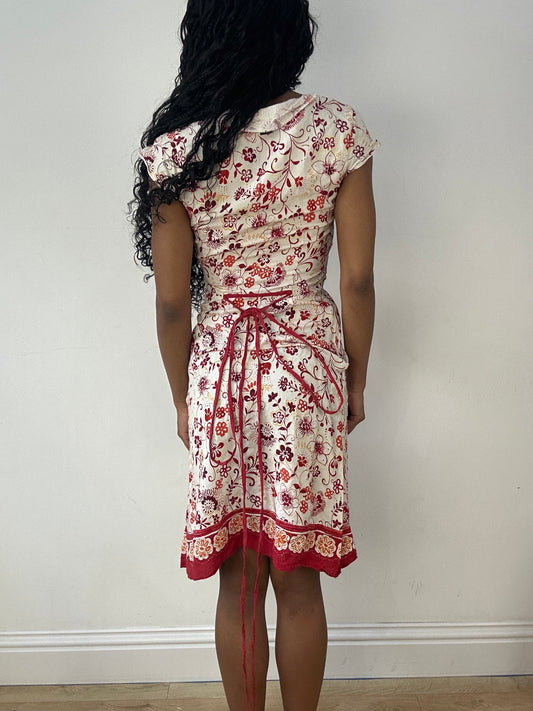 💻💚vintage edit twenty-three | extra small old h&m midi dress with floral print