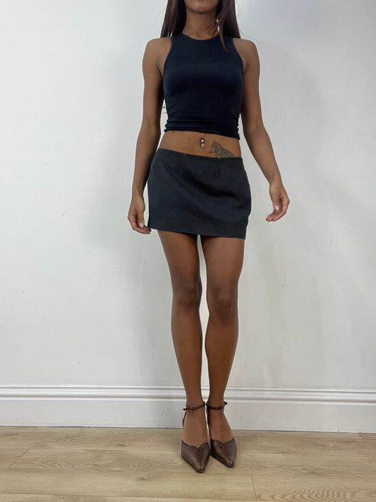 vintage edit thirty-three | small black mini skirt