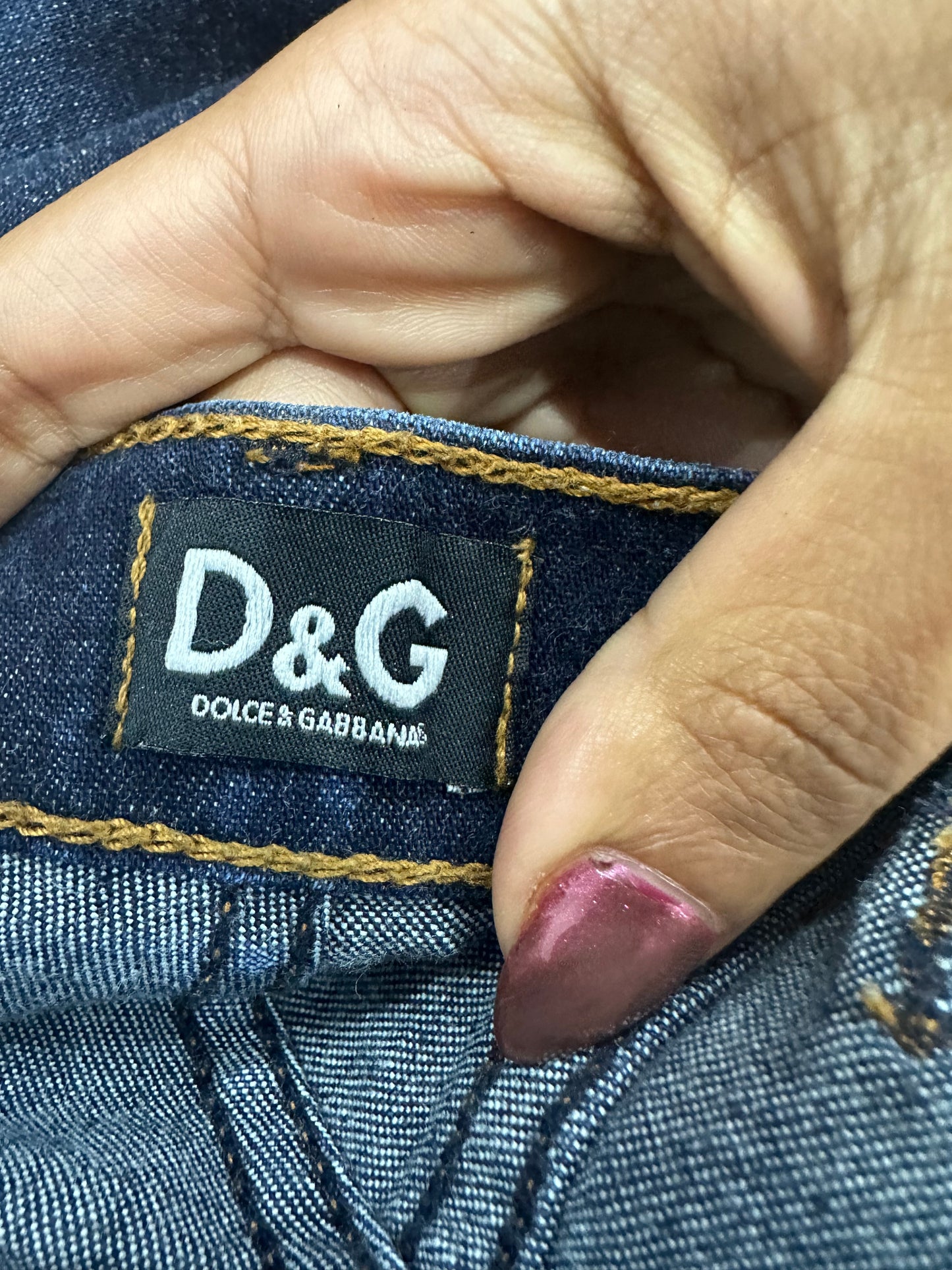 vintage edit thirty-four | medium blue dolce and gabbana denim jeans