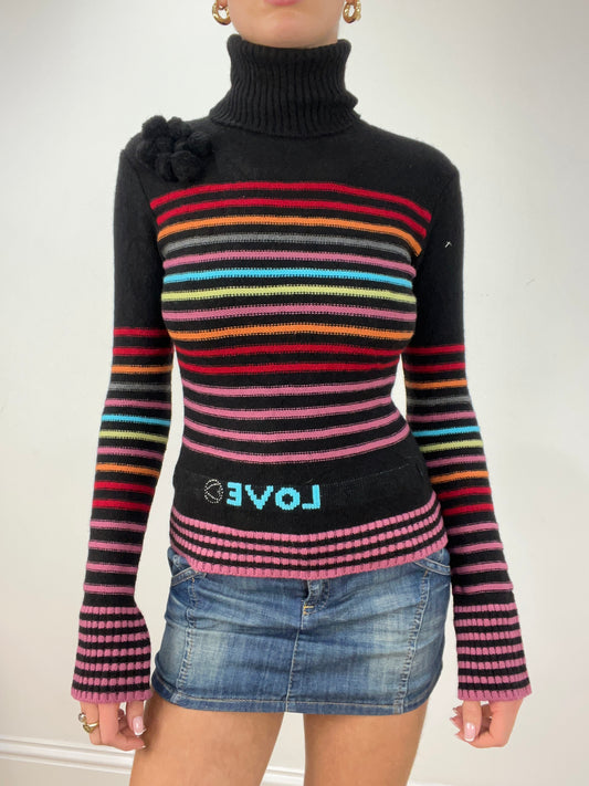 💻 vintage edit four | small multicoloured striped morgan de toi jumper
