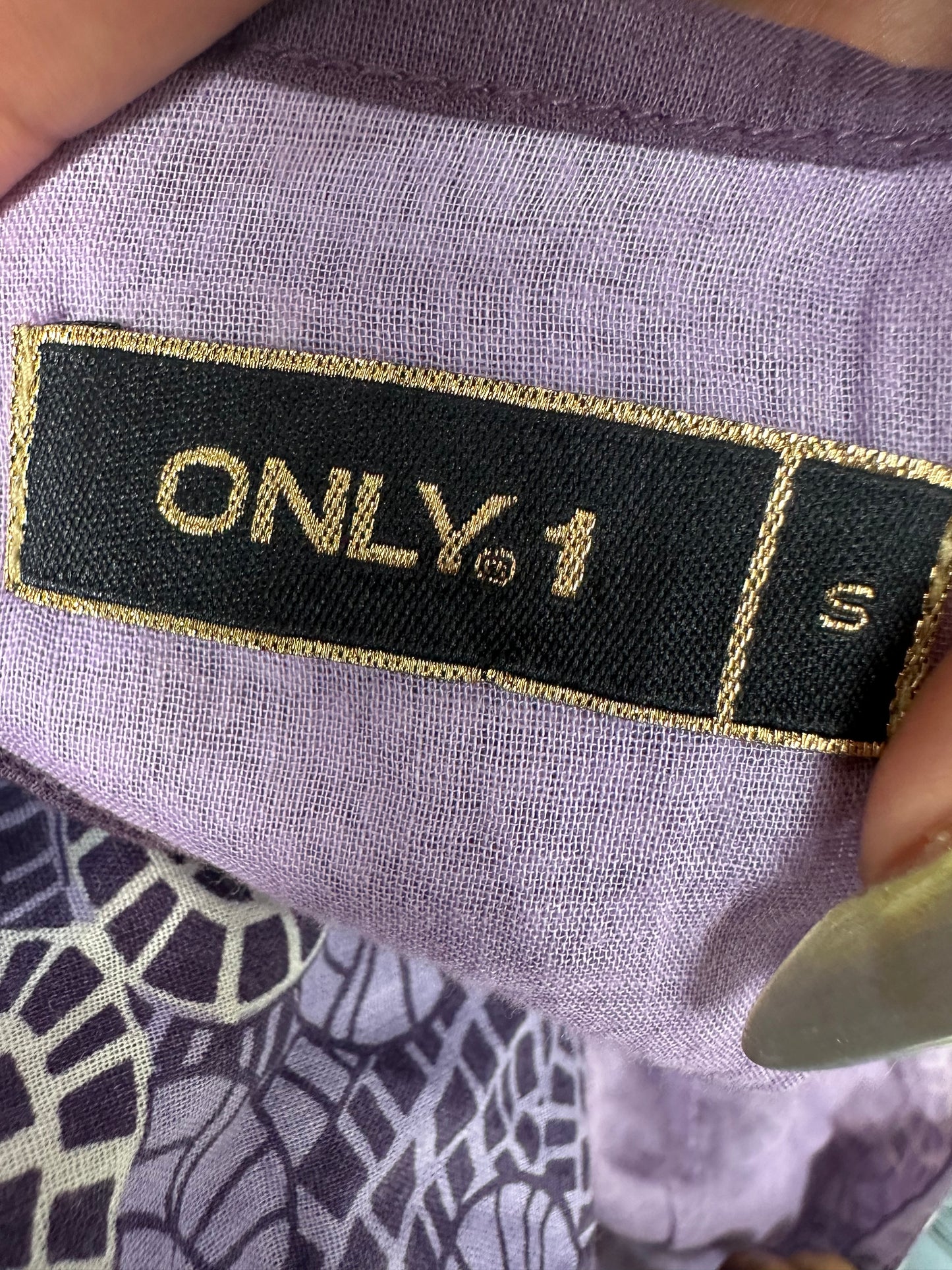 beach drop | small purple only patterned mini dress