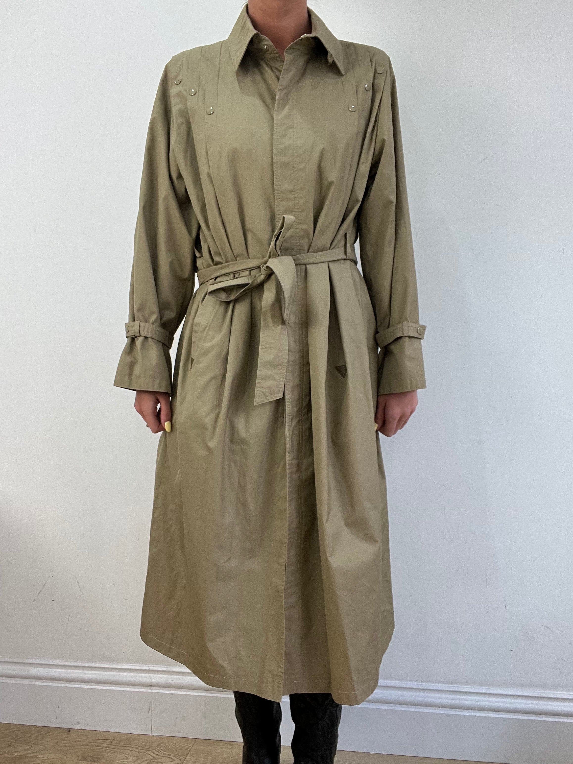 vintage edit eleven | large beige trench coat – remass