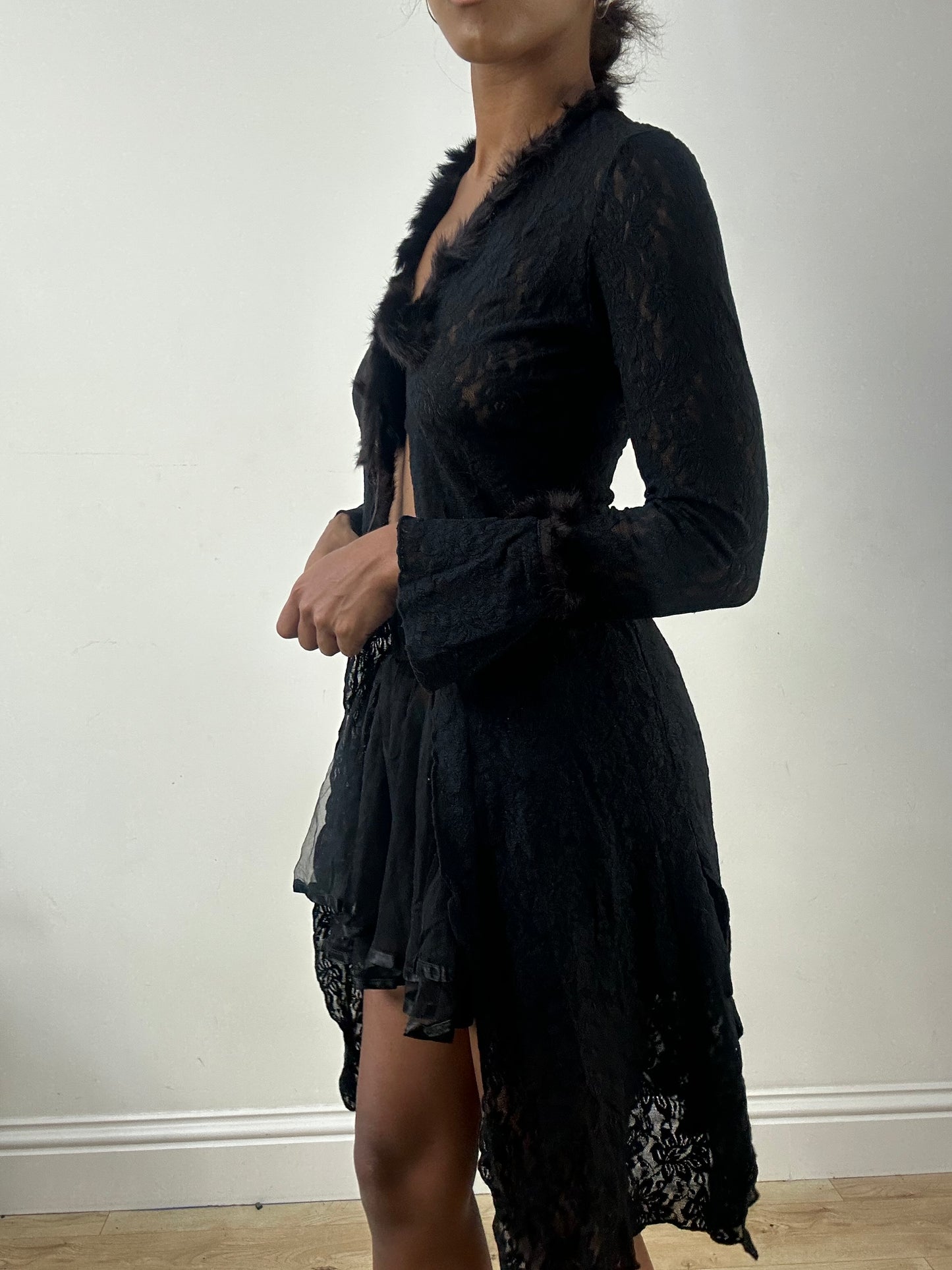BEST PICKS | small black lace cardigan top