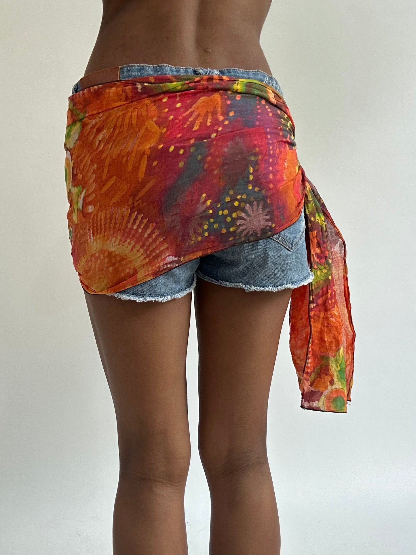 BEST PICKS | orange tie dye scarf