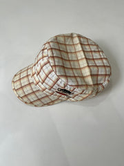 ‼️ white plaid detail cap