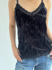 autumn picks | medium black top with lace detail