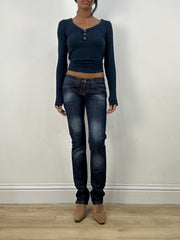 BEST PICKS | extra small dark wash denim dolce & gabbana style jeans