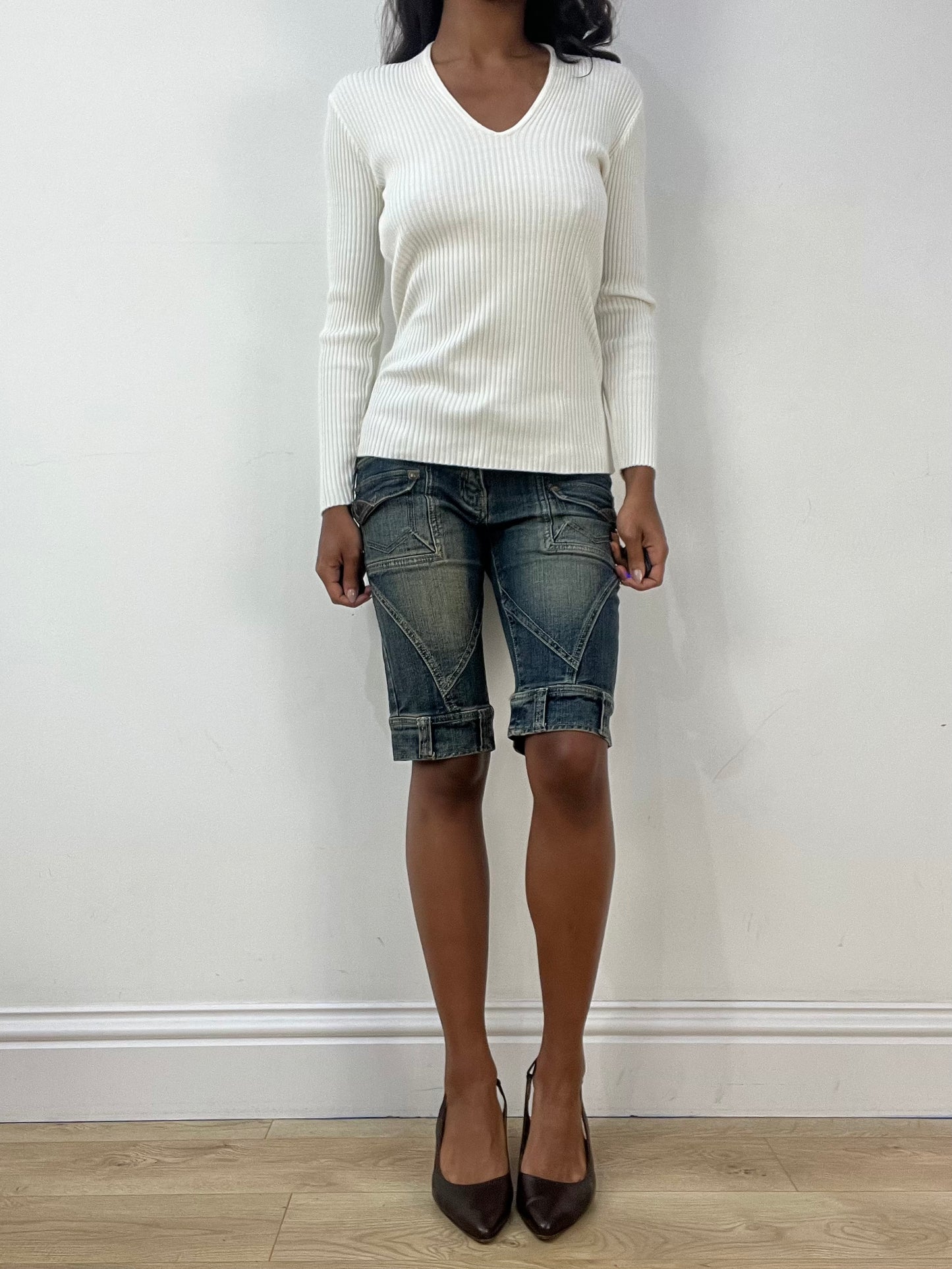 BEST PICKS | small white kookai ribbed jumper