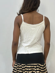 vintage edit: fashion week | small/medium white dolce and gabbana top