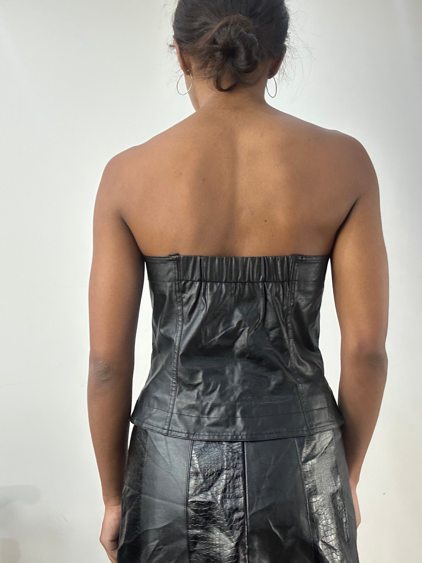 BEST PICKS | small faux leather bandeau top