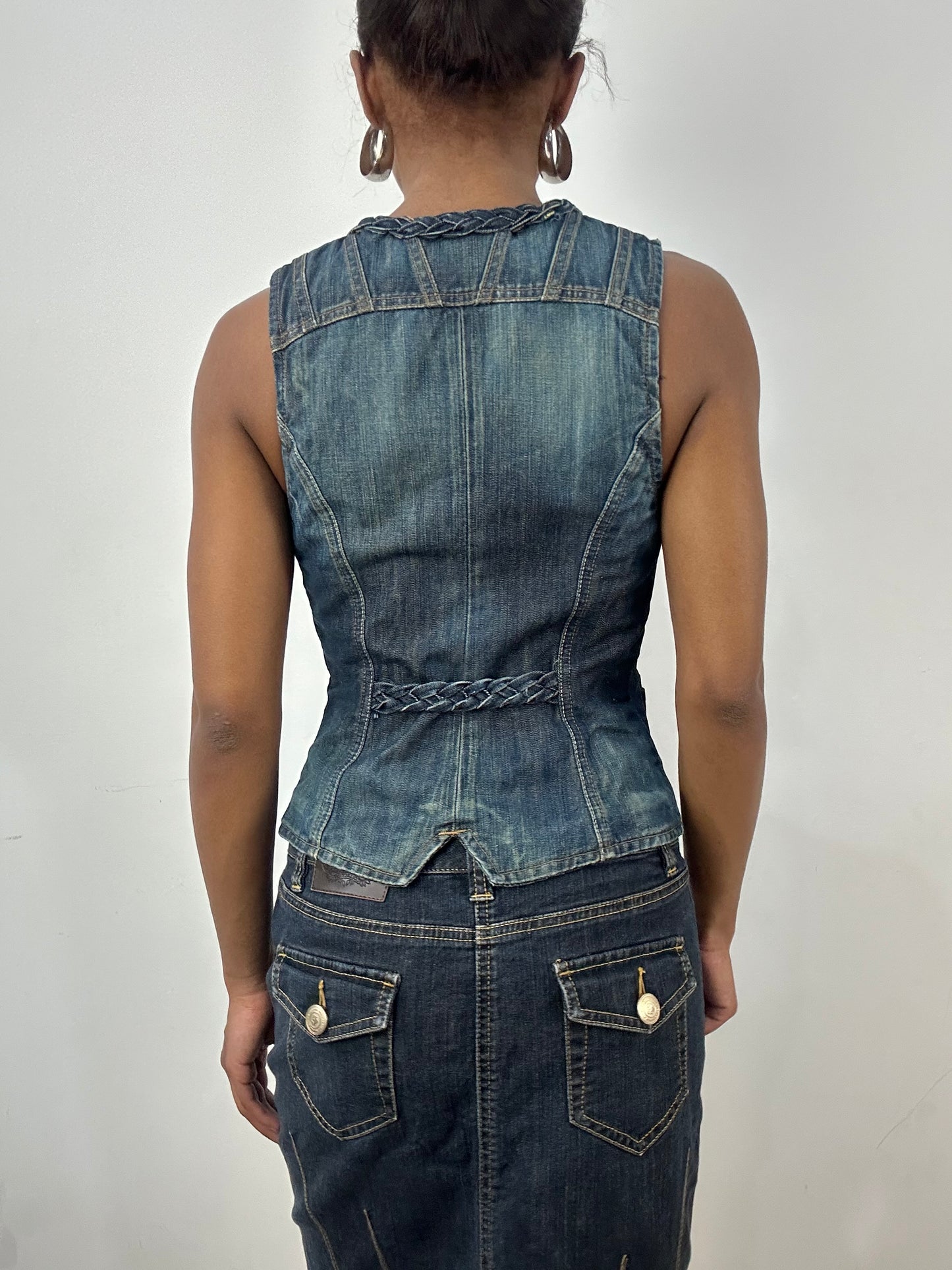 BEST PICKS | extra small blue replay denim waistcoat