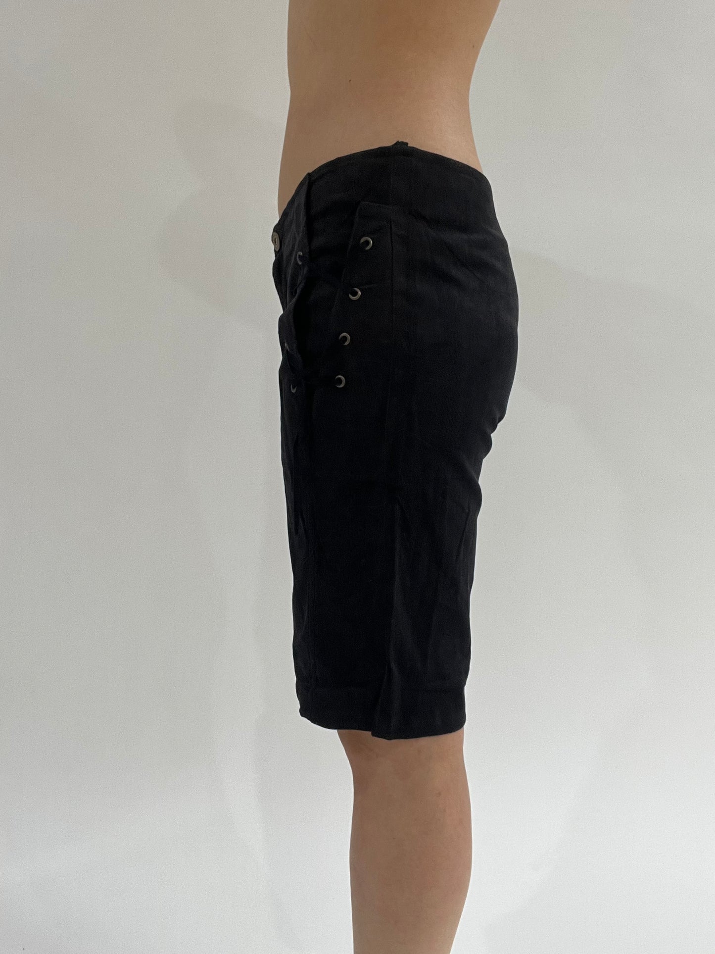 ‼️ | black corduroy shorts